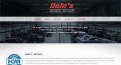 Desktop Screenshot of dalesbodyshop.com
